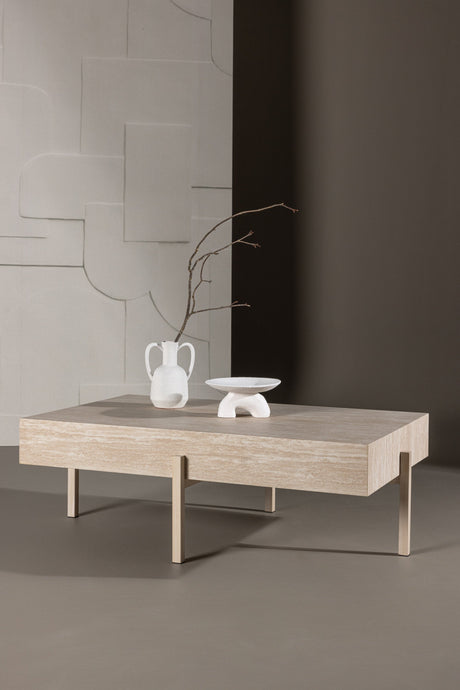 Vadholmen Couchtisch - white - wash/MDF - Couchtische - ALVAHOME
