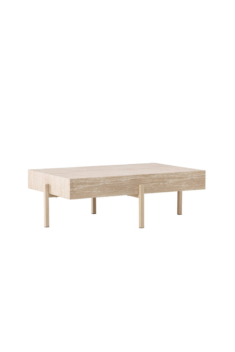 Vadholmen Couchtisch - white - wash/MDF - Couchtische - ALVAHOME