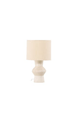 Valön Tischlampe - elfenbeinfarben/Terracotta - Tischlampen - ALVAHOME