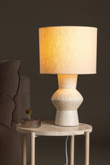 Valön Tischlampe - elfenbeinfarben/Terracotta - Tischlampen - ALVAHOME