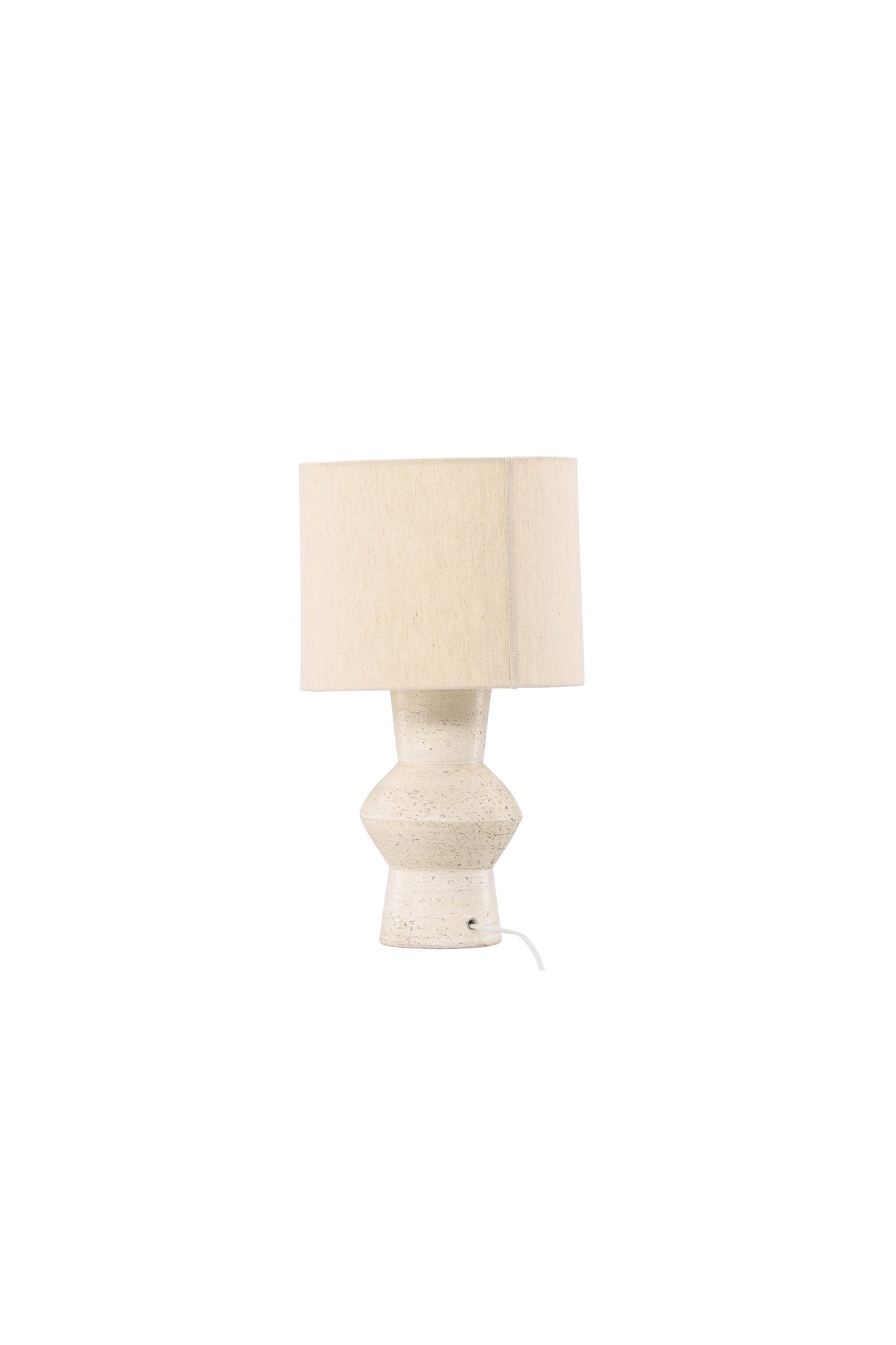 Valön Tischlampe - elfenbeinfarben/Terracotta - Tischlampen - ALVAHOME