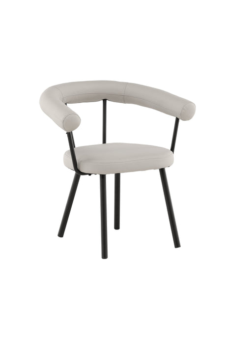 Västerås x Josefin Lustig Esszimmerstuhl - beige/Stahl - Essstühle - ALVAHOME