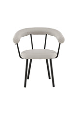 Västerås x Josefin Lustig Esszimmerstuhl - beige/Stahl - Essstühle - ALVAHOME