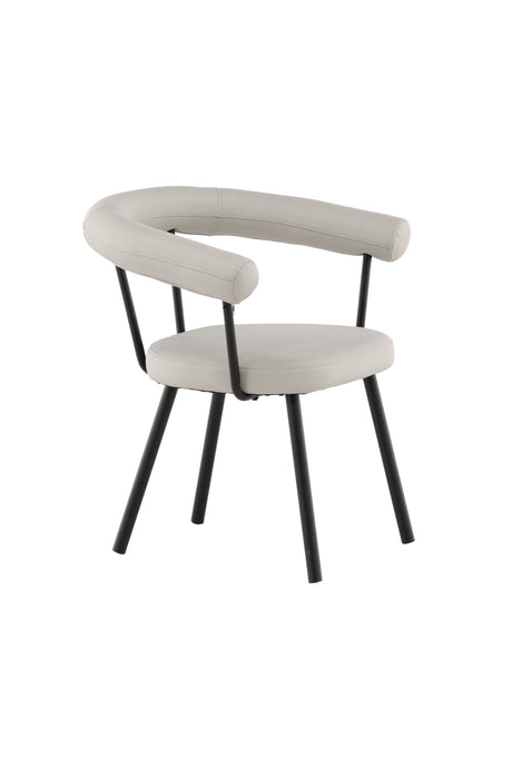 Västerås x Josefin Lustig Esszimmerstuhl - beige/Stahl - Essstühle - ALVAHOME