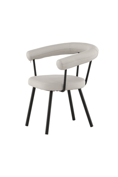 Västerås x Josefin Lustig Esszimmerstuhl - beige/Stahl - Essstühle - ALVAHOME