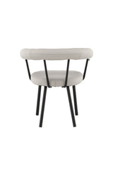 Västerås x Josefin Lustig Esszimmerstuhl - beige/Stahl - Essstühle - ALVAHOME