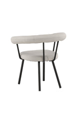 Västerås x Josefin Lustig Esszimmerstuhl - beige/Stahl - Essstühle - ALVAHOME