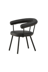 Västerås x Josefin Lustig Esszimmerstuhl - schwarz/Stahl - Essstühle - ALVAHOME