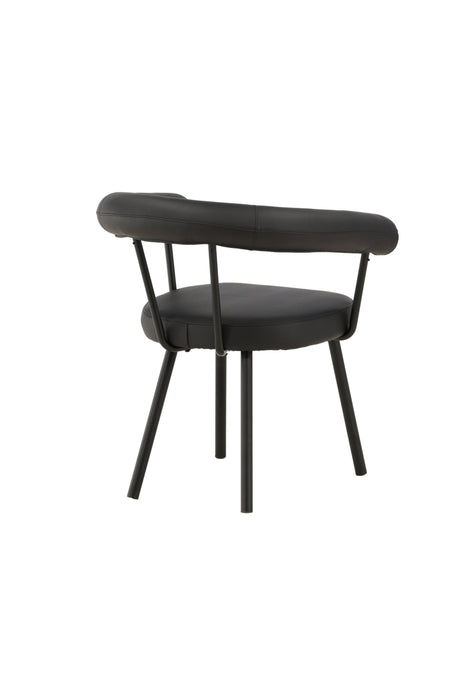 Västerås x Josefin Lustig Esszimmerstuhl - schwarz/Stahl - Essstühle - ALVAHOME
