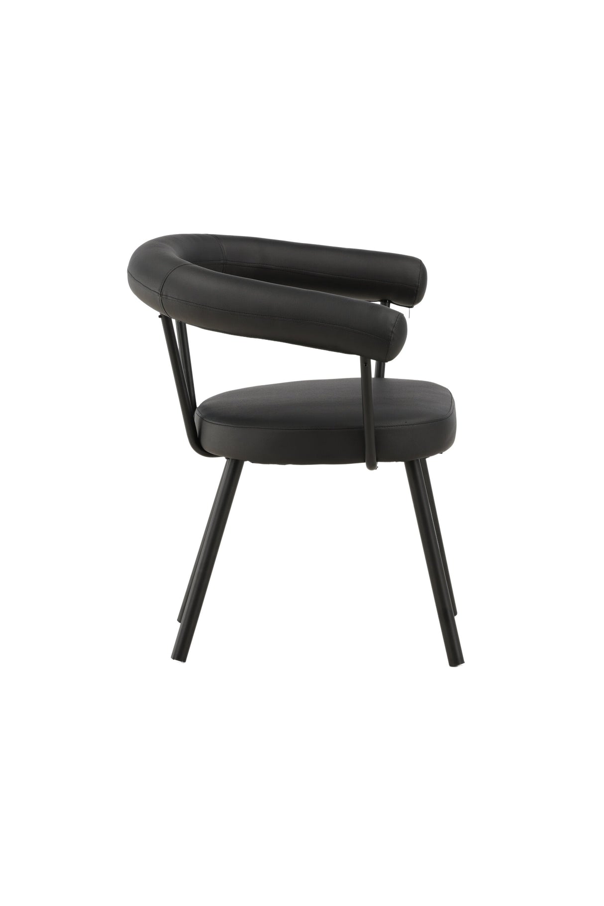 Västerås x Josefin Lustig Esszimmerstuhl - schwarz/Stahl - Essstühle - ALVAHOME