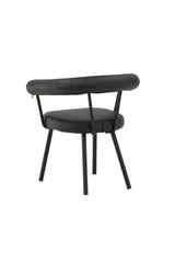 Västerås x Josefin Lustig Esszimmerstuhl - schwarz/Stahl - Essstühle - ALVAHOME