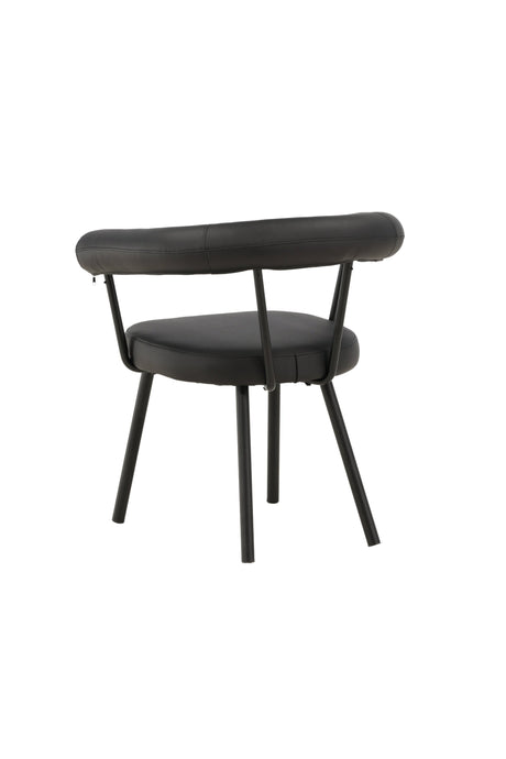 Västerås x Josefin Lustig Esszimmerstuhl - schwarz/Stahl - Essstühle - ALVAHOME