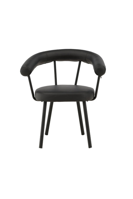 Västerås x Josefin Lustig Esszimmerstuhl - schwarz/Stahl - Essstühle - ALVAHOME