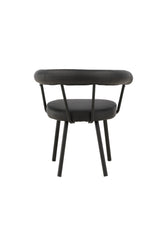 Västerås x Josefin Lustig Esszimmerstuhl - schwarz/Stahl - Essstühle - ALVAHOME