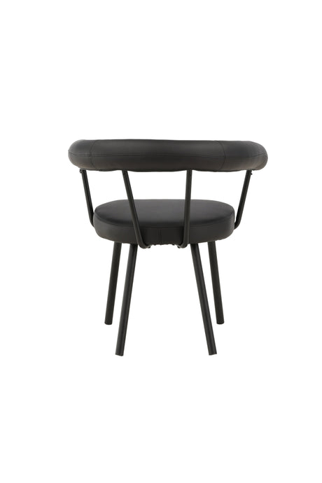 Västerås x Josefin Lustig Esszimmerstuhl - schwarz/Stahl - Essstühle - ALVAHOME