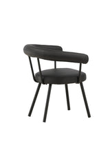 Västerås x Josefin Lustig Esszimmerstuhl - schwarz/Stahl - Essstühle - ALVAHOME