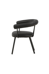 Västerås x Josefin Lustig Esszimmerstuhl - schwarz/Stahl - Essstühle - ALVAHOME