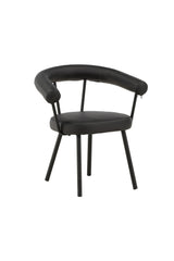 Västerås x Josefin Lustig Esszimmerstuhl - schwarz/Stahl - Essstühle - ALVAHOME