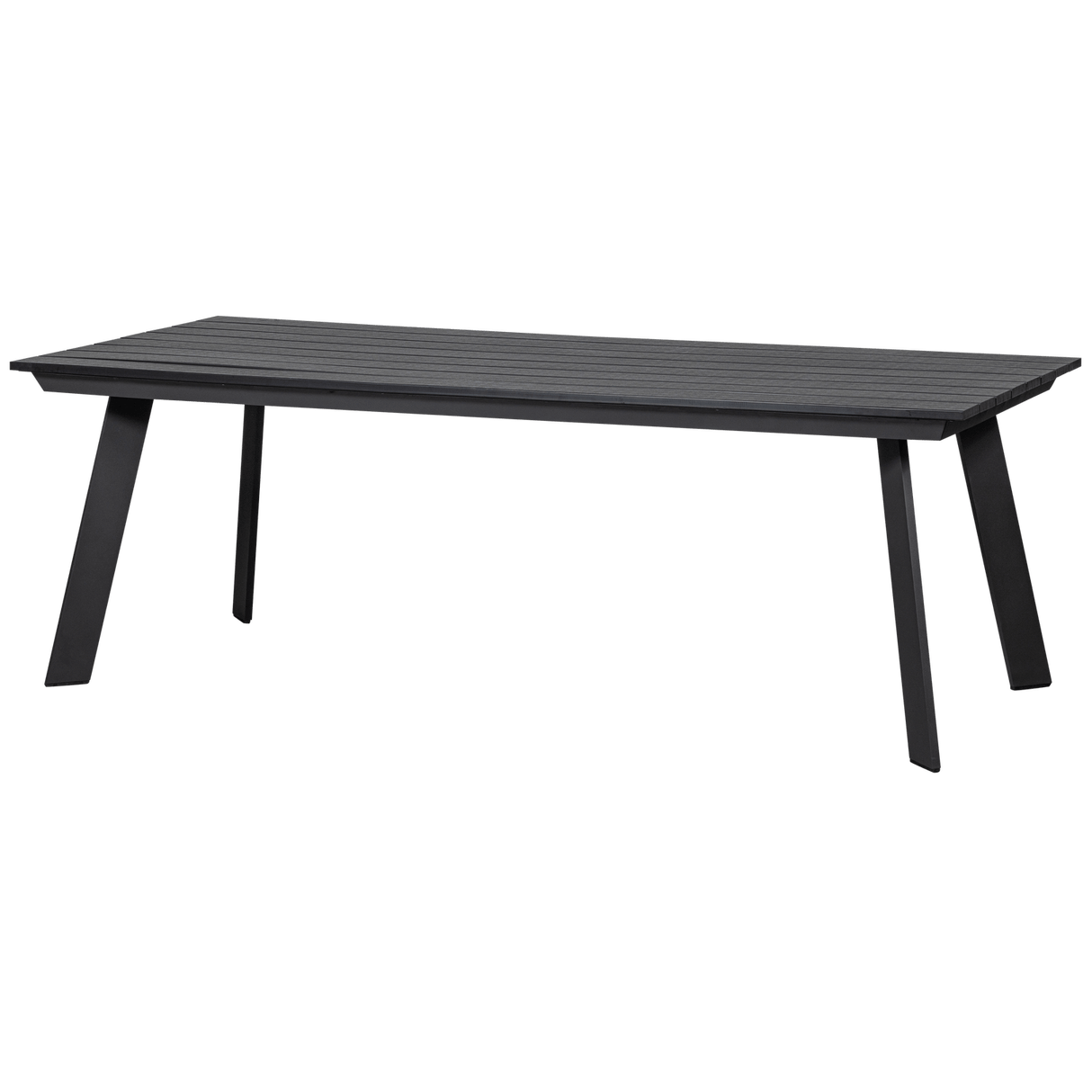 Veerle Outdoor - Esstisch - anthrazit/Aluminium/Polywood - Outdoor - Esstische - ALVAHOME