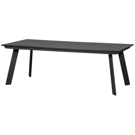Veerle Outdoor - Esstisch - anthrazit/Aluminium/Polywood - Outdoor - Esstische - ALVAHOME