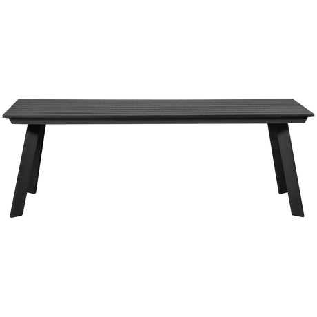 Veerle Outdoor - Esstisch - anthrazit/Aluminium/Polywood - Outdoor - Esstische - ALVAHOME