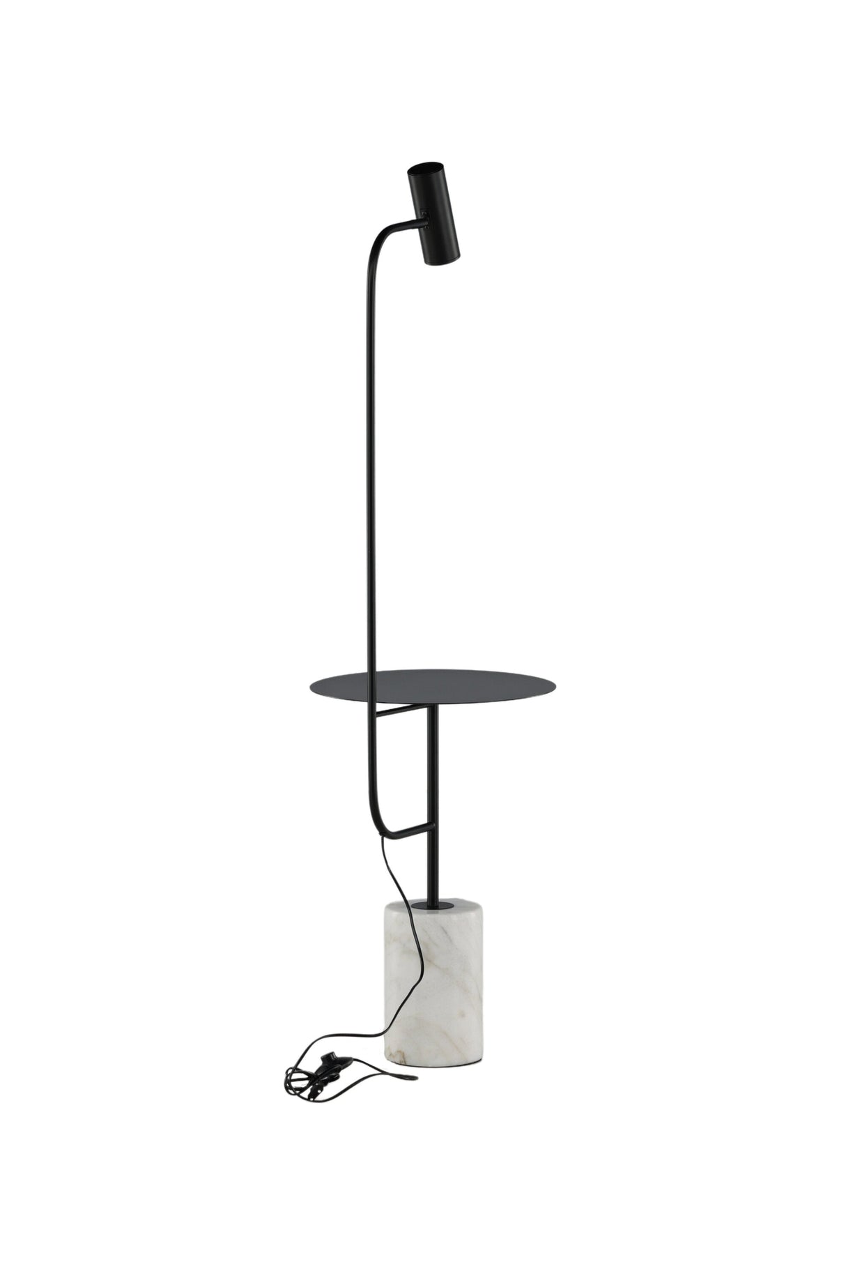 Vega Tischlampe - weiß/Stahl - Tischlampen - ALVAHOME