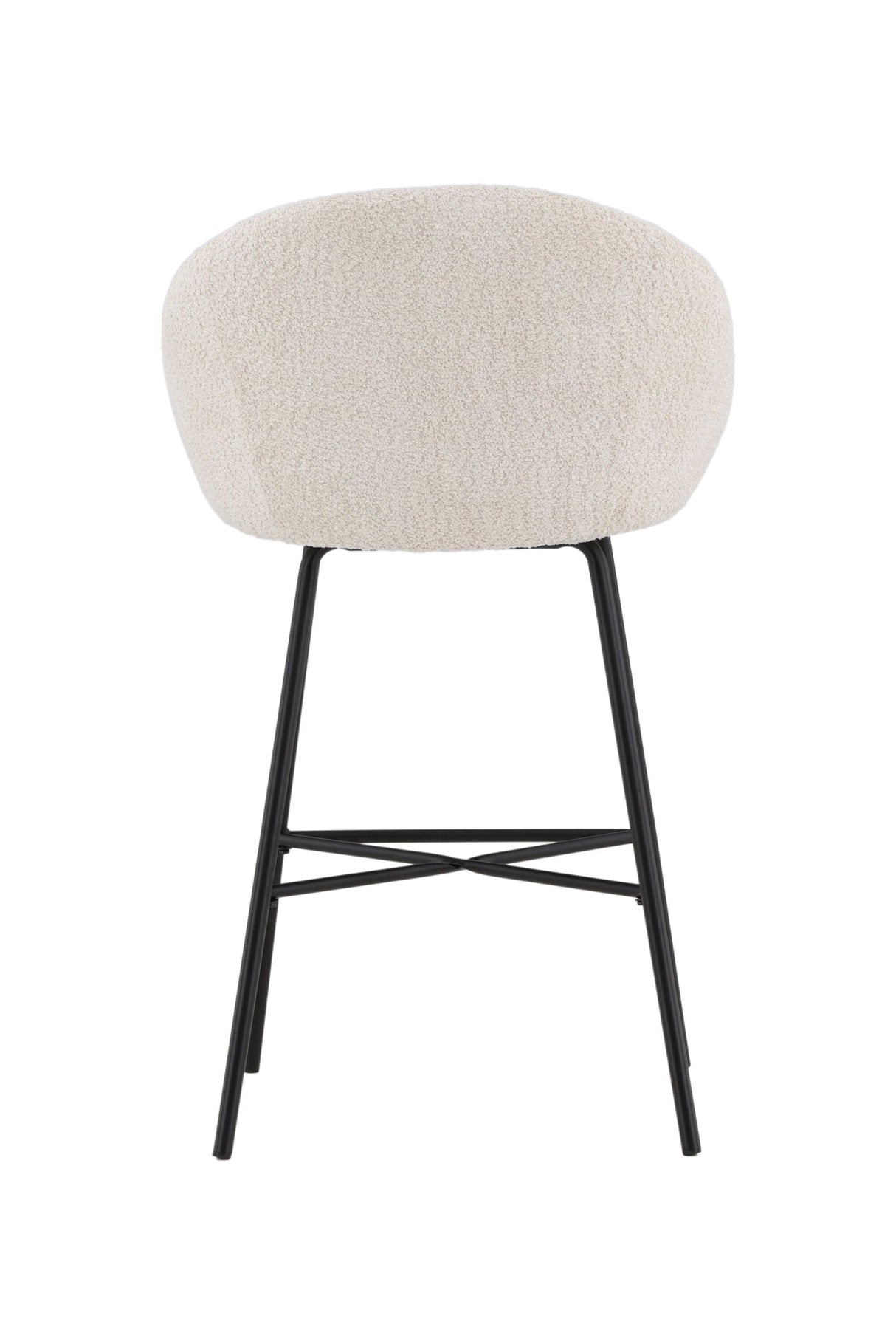 Velvet Barhocker - weiß/Stahl - Barhocker - ALVAHOME