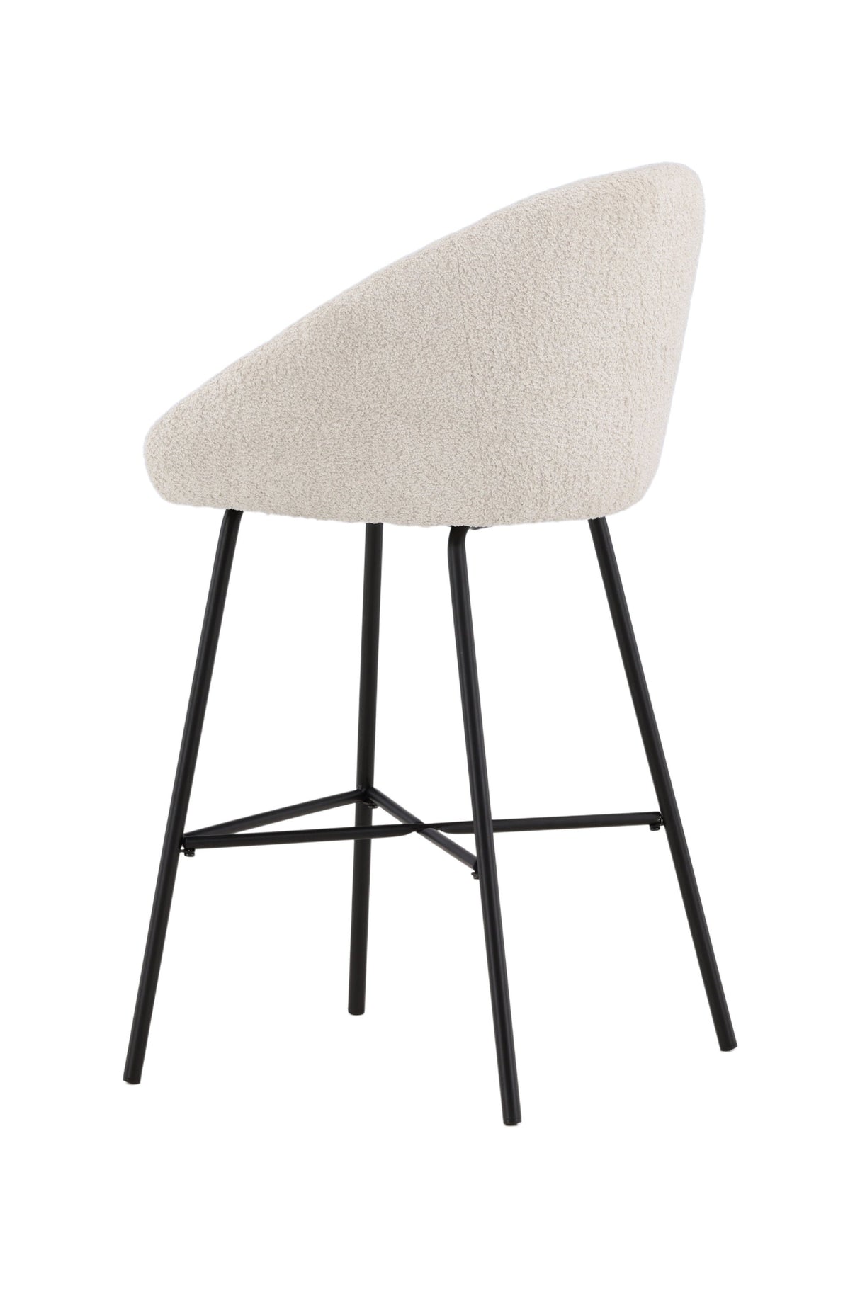Velvet Barhocker - weiß/Stahl - Barhocker - ALVAHOME