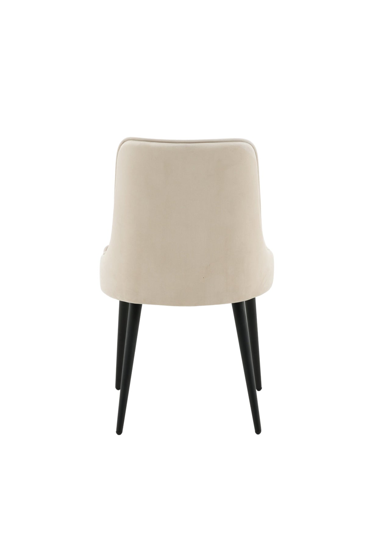 Velvet Deluxe Esszimmerstuhl - beige/Polyester - Samt - Essstühle - ALVAHOME