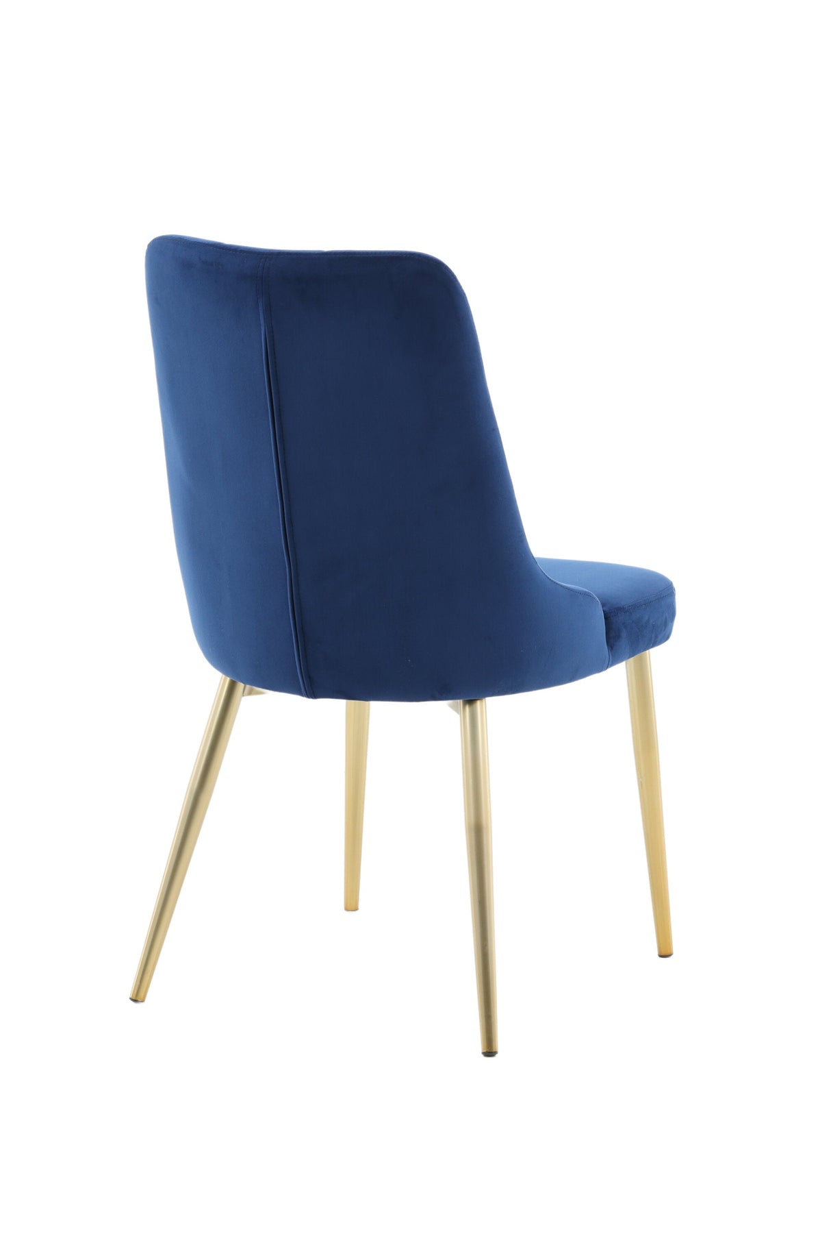 Velvet Deluxe Esszimmerstuhl - blau/Polyester - Samt - Essstühle - ALVAHOME