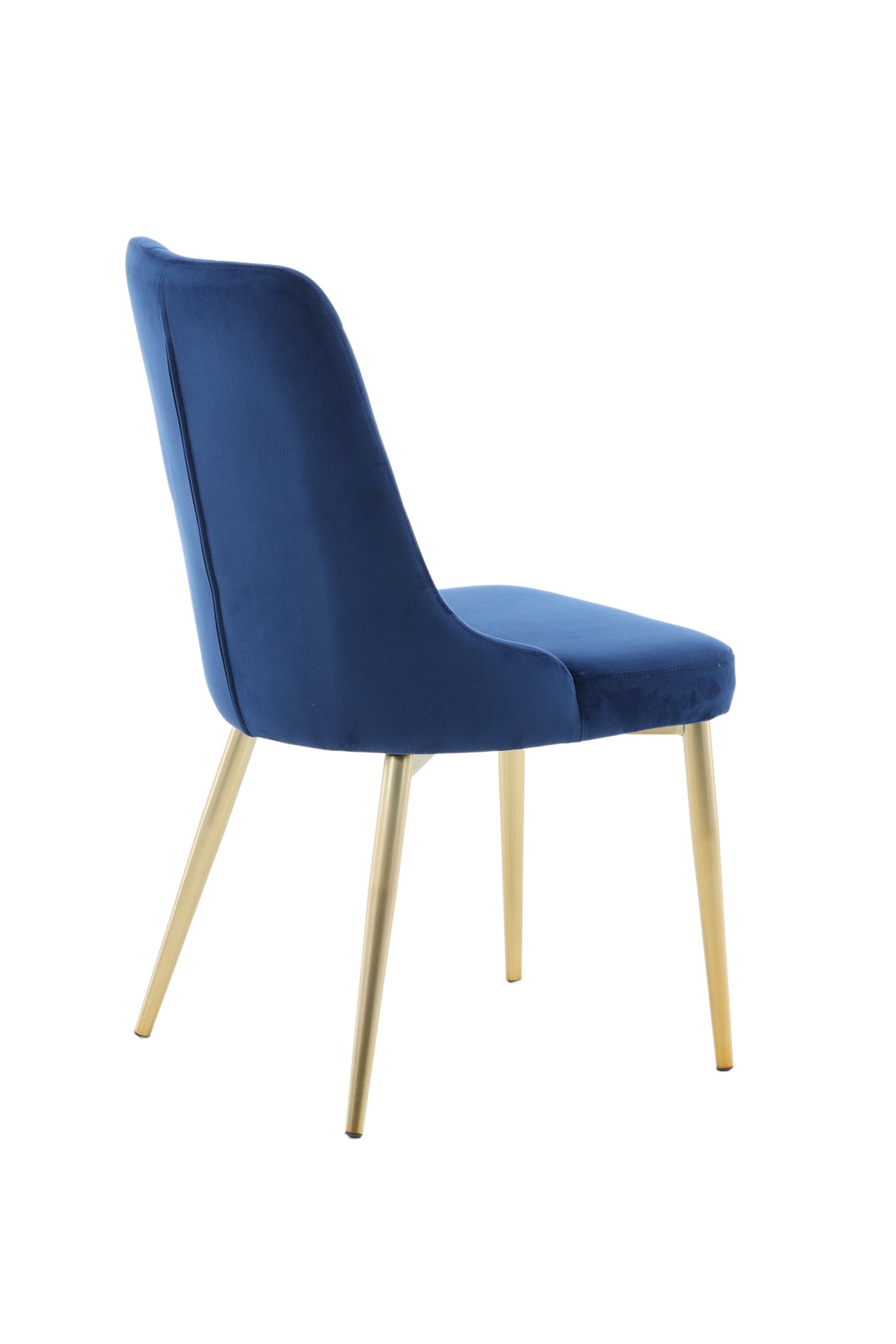 Velvet Deluxe Esszimmerstuhl - blau/Polyester - Samt - Essstühle - ALVAHOME