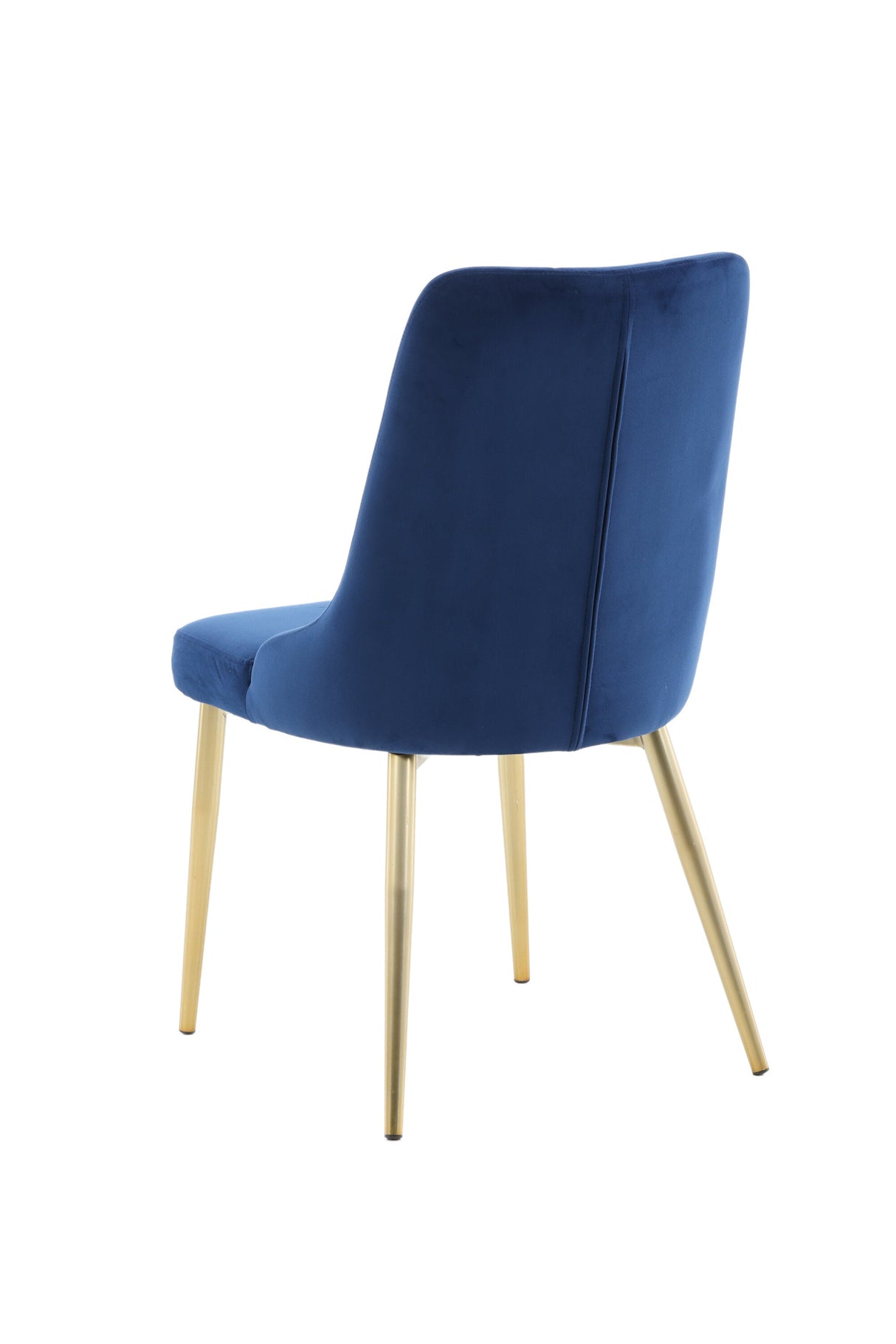 Velvet Deluxe Esszimmerstuhl - blau/Polyester - Samt - Essstühle - ALVAHOME