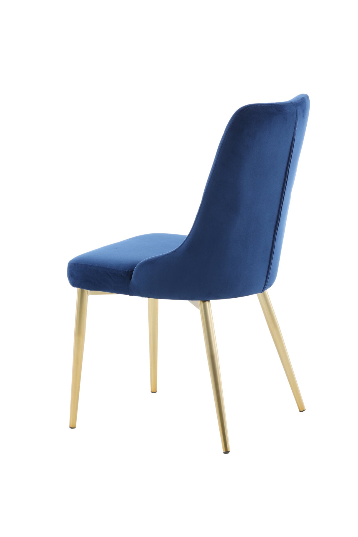Velvet Deluxe Esszimmerstuhl - blau/Polyester - Samt - Essstühle - ALVAHOME
