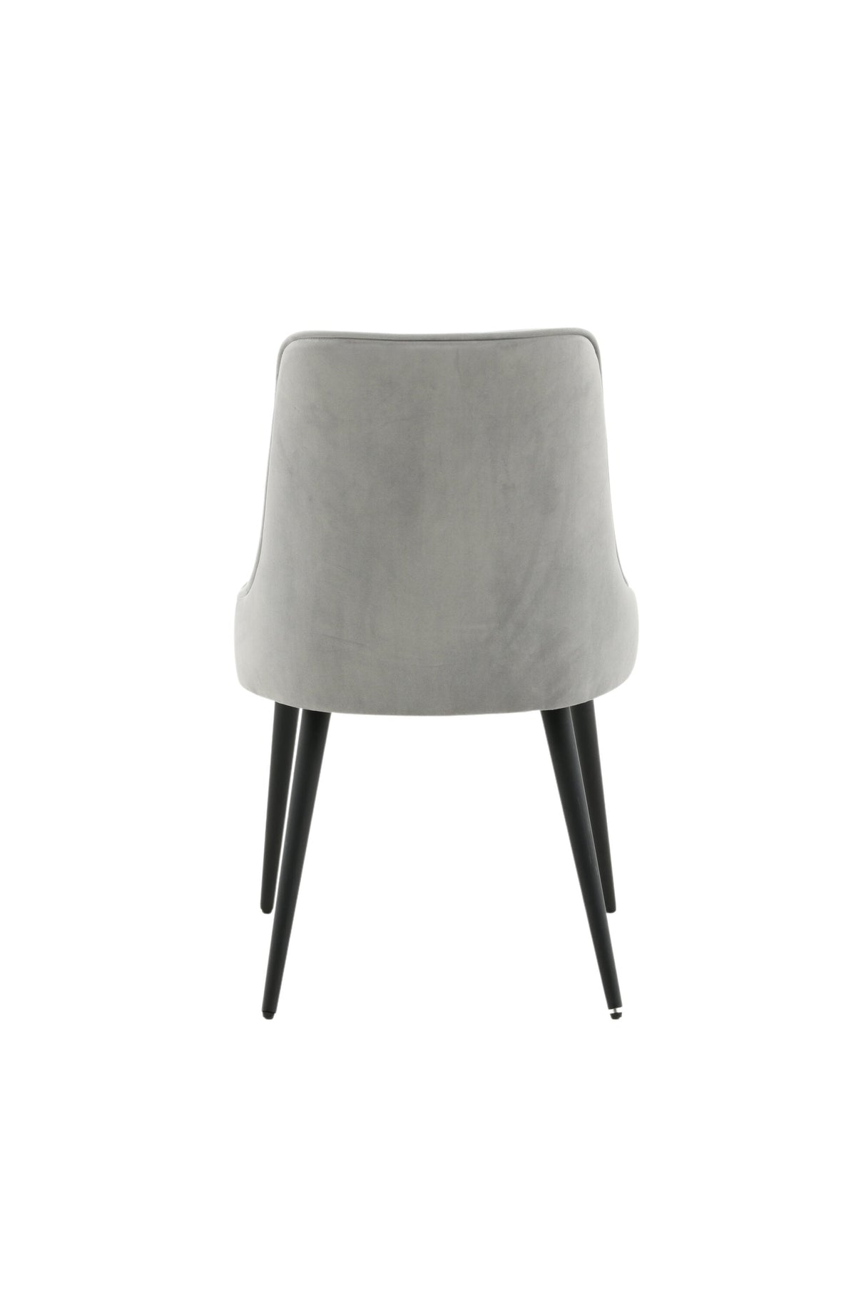 Velvet Deluxe Esszimmerstuhl - hellgrau/Polyester - Samt - Essstühle - ALVAHOME