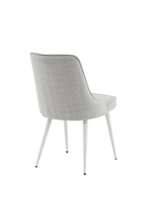 Velvet Deluxe Esszimmerstuhl - hellgrau/Polyester - Essstühle - ALVAHOME