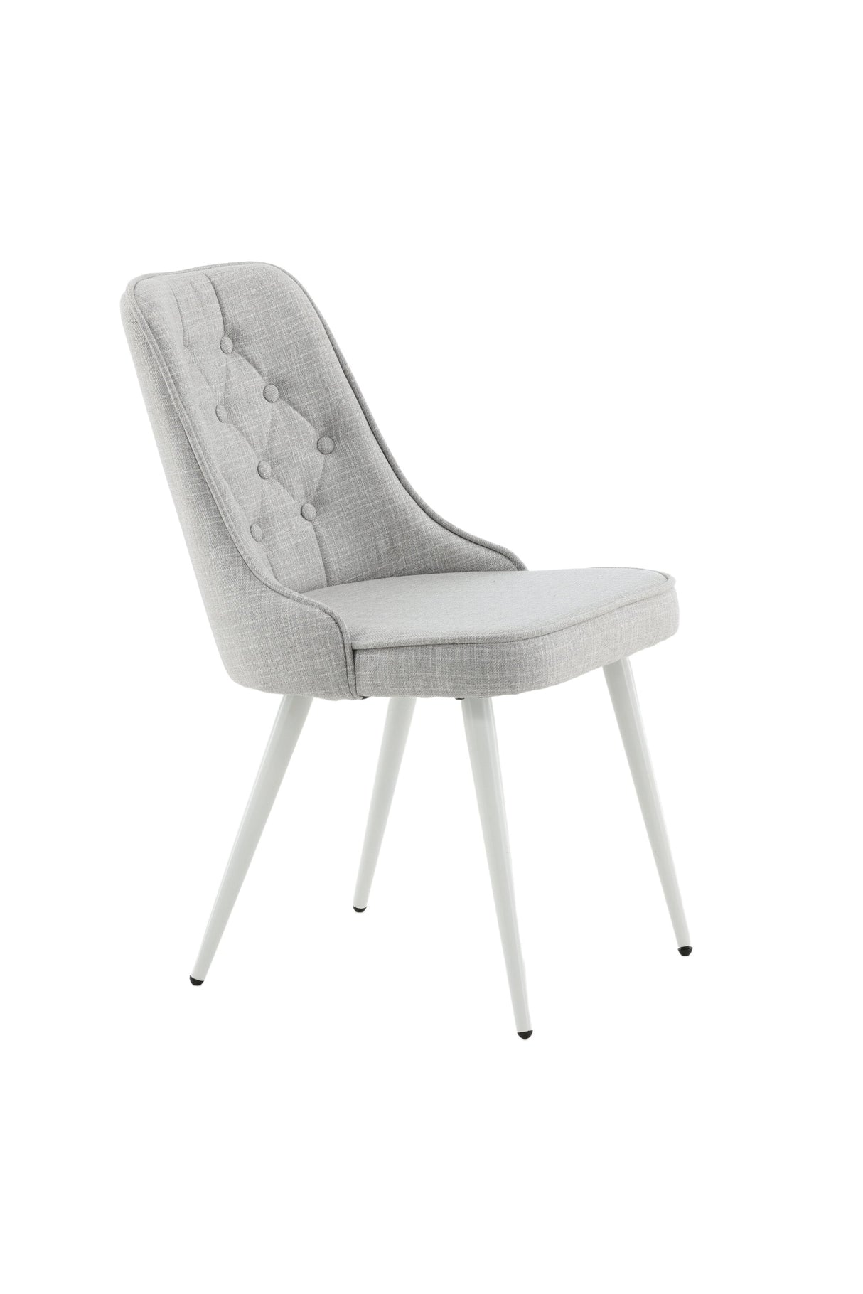 Velvet Deluxe Esszimmerstuhl - hellgrau/Polyester - Essstühle - ALVAHOME