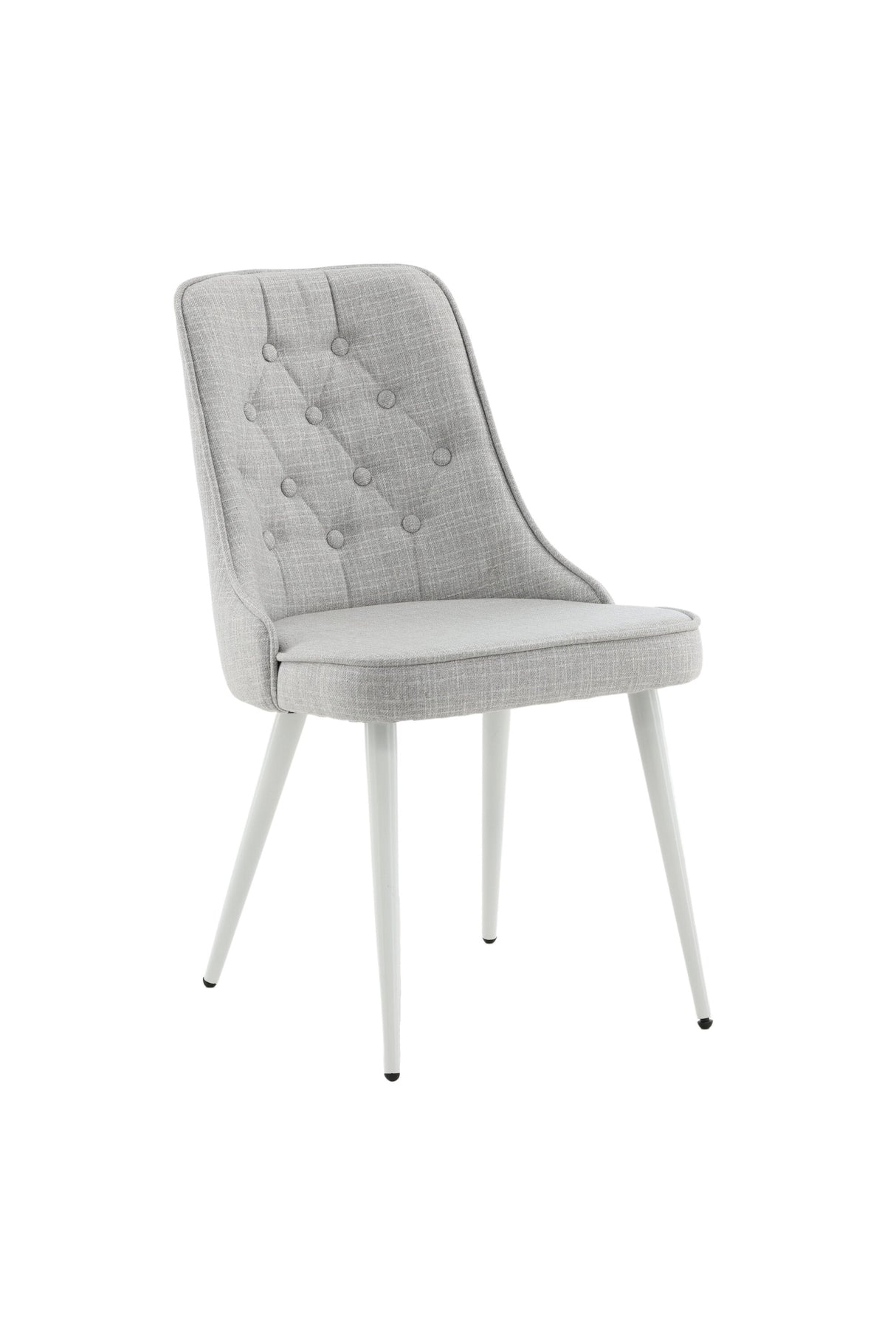 Velvet Deluxe Esszimmerstuhl - hellgrau/Polyester - Essstühle - ALVAHOME