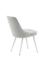 Velvet Deluxe Esszimmerstuhl - hellgrau/Polyester - Essstühle - ALVAHOME