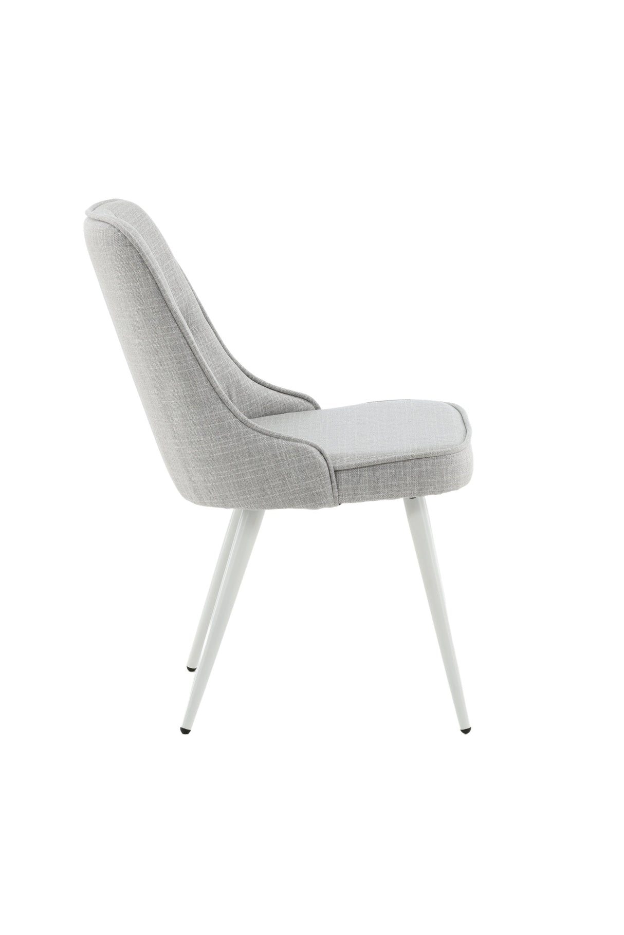 Velvet Deluxe Esszimmerstuhl - hellgrau/Polyester - Essstühle - ALVAHOME