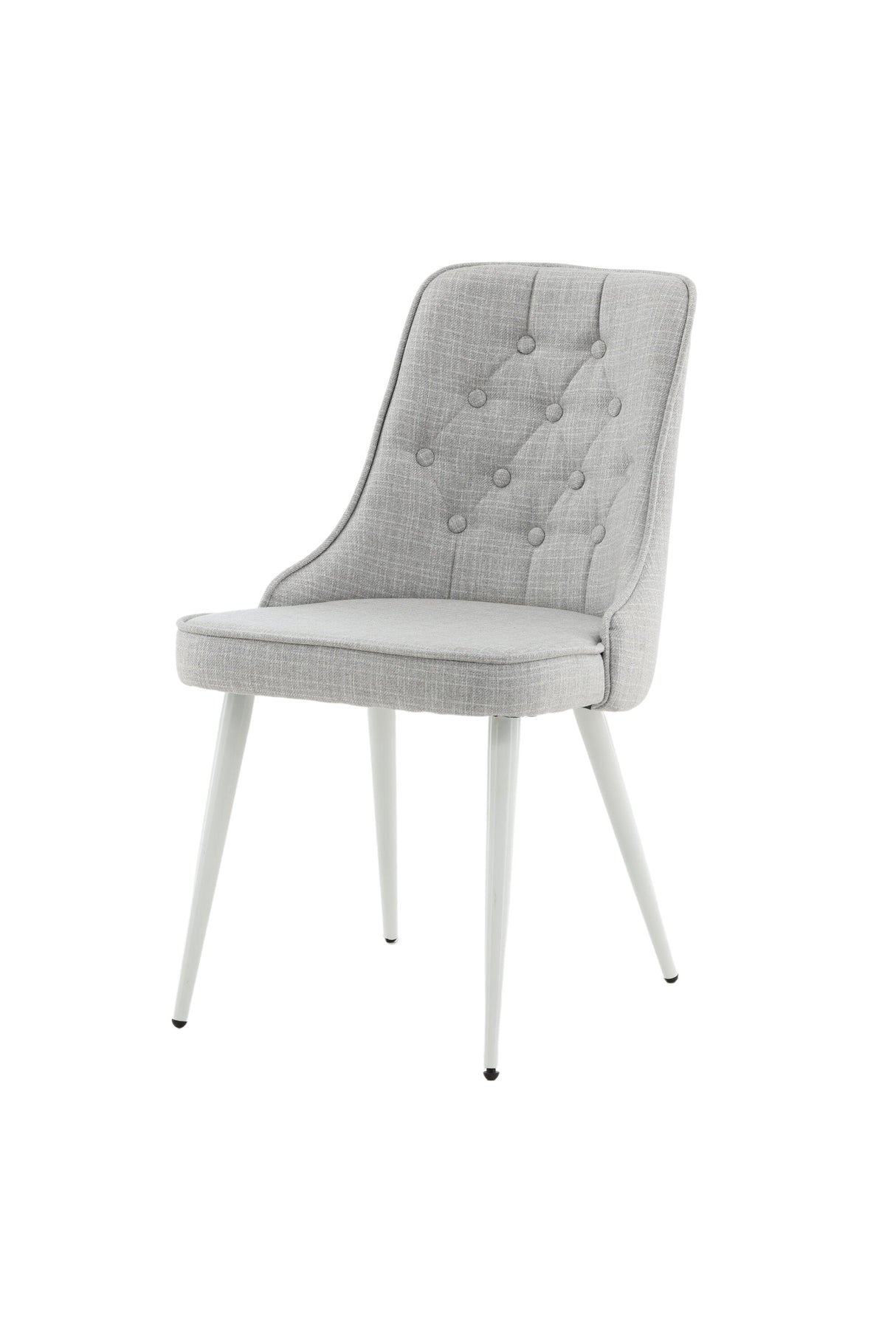 Velvet Deluxe Esszimmerstuhl - hellgrau/Polyester - Essstühle - ALVAHOME