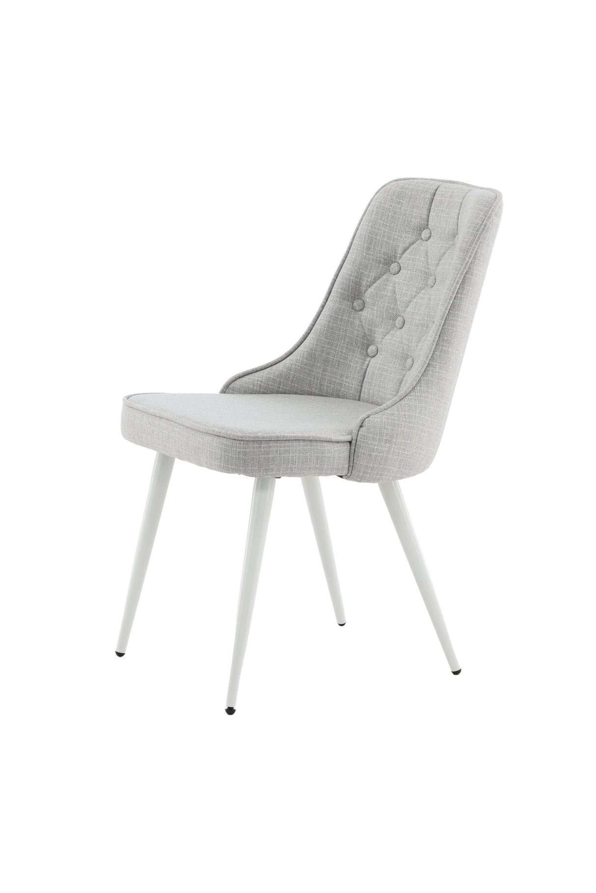 Velvet Deluxe Esszimmerstuhl - hellgrau/Polyester - Essstühle - ALVAHOME