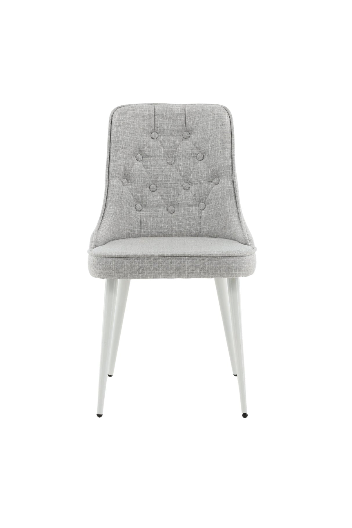 Velvet Deluxe Esszimmerstuhl - hellgrau/Polyester - Essstühle - ALVAHOME