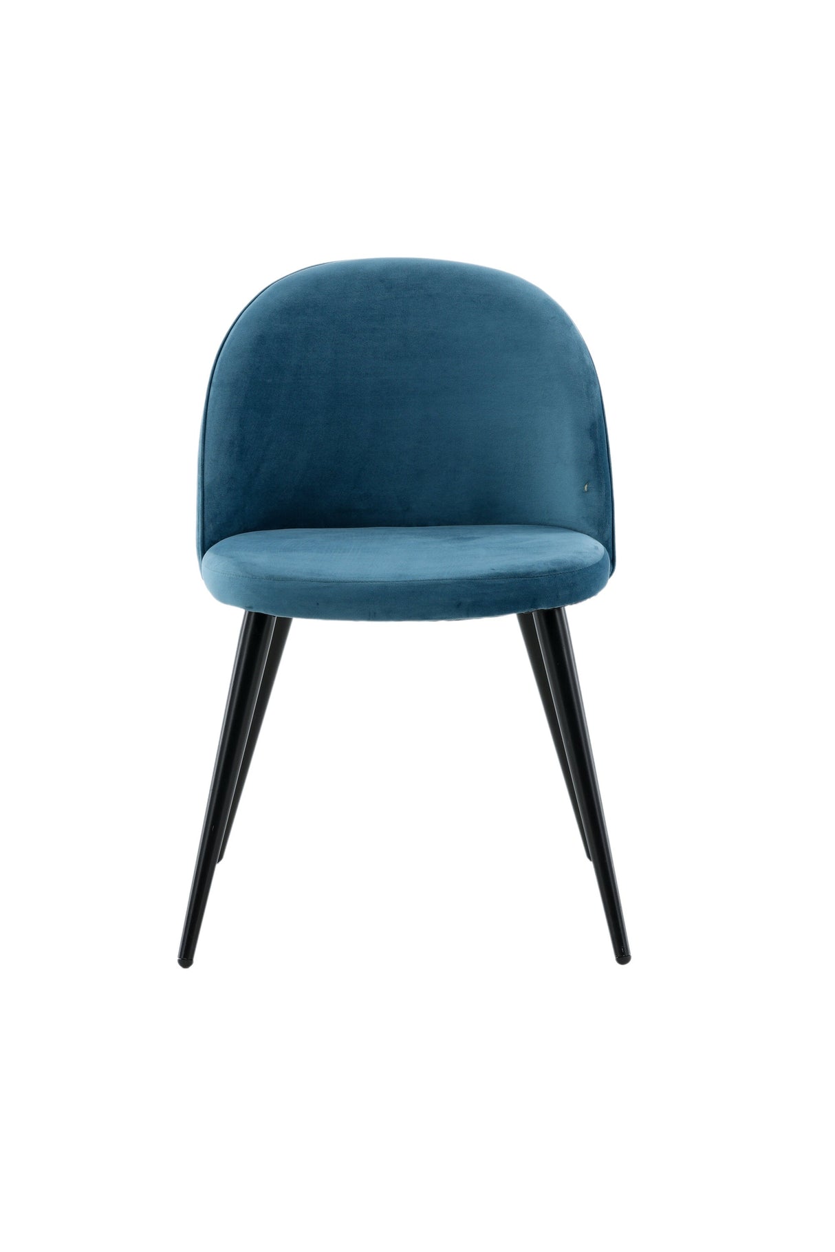Velvet Esszimmerstuhl - blau/Polyester - Samt - Essstühle - ALVAHOME