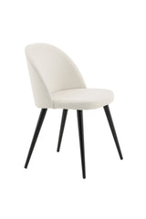 Velvet Esszimmerstuhl - créme/Polyester - Kord - Essstühle - ALVAHOME