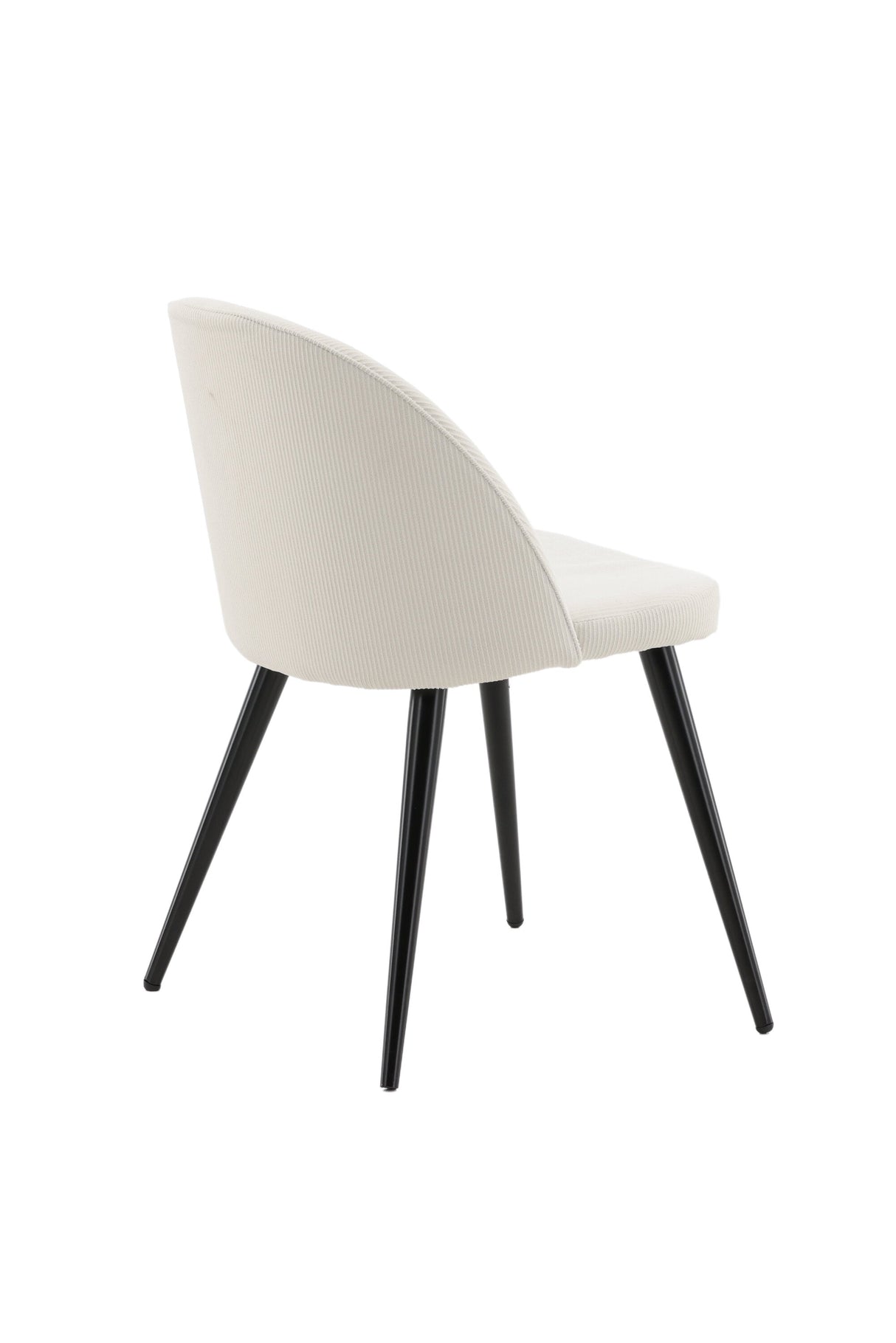 Velvet Esszimmerstuhl - créme/Polyester - Kord - Essstühle - ALVAHOME