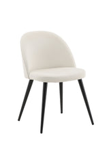 Velvet Esszimmerstuhl - créme/Polyester - Kord - Essstühle - ALVAHOME