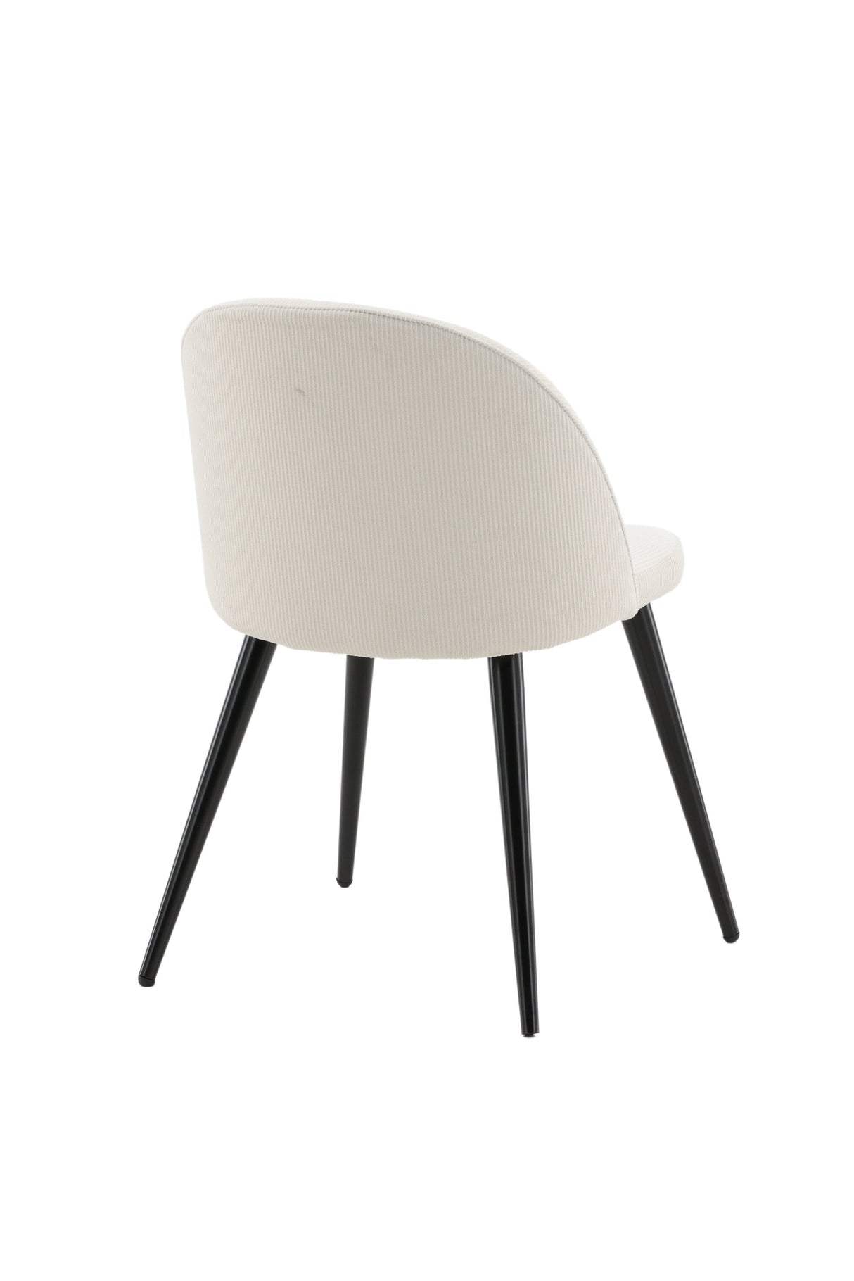 Velvet Esszimmerstuhl - créme/Polyester - Kord - Essstühle - ALVAHOME