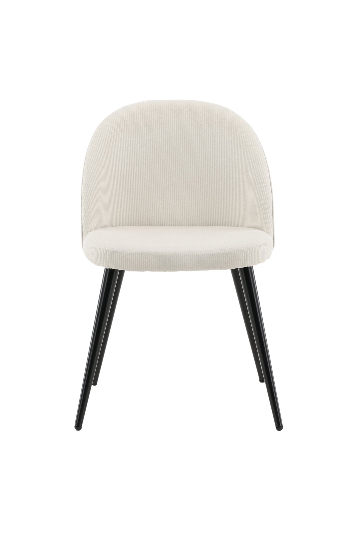 Velvet Esszimmerstuhl - créme/Polyester - Kord - Essstühle - ALVAHOME