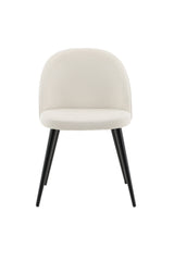 Velvet Esszimmerstuhl - créme/Polyester - Kord - Essstühle - ALVAHOME