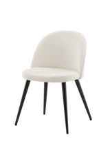 Velvet Esszimmerstuhl - créme/Polyester - Kord - Essstühle - ALVAHOME